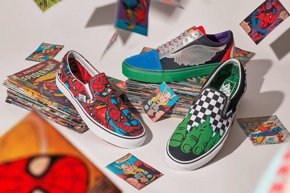 tenis vans super herois