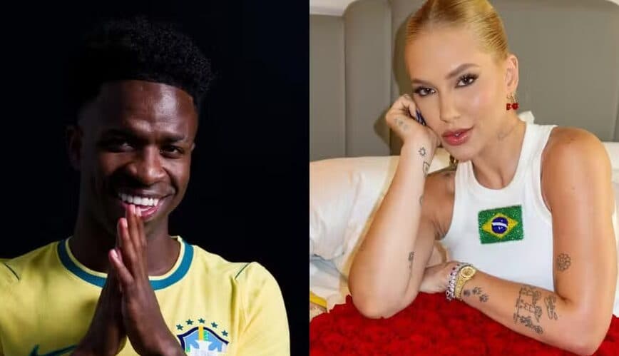 Possível retomada de Virginia Fonseca e Vini Jr. gera preocupação em fãs do futebol: ‘Lá se foi o hexa’