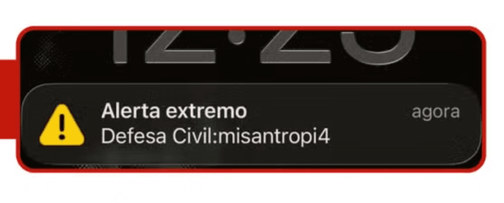 Alerta extremo falso da Defesa Civil: veja o que se sabe e o que ainda falta esclarecer