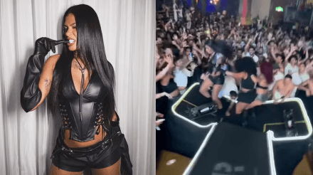 Pocah e bailarinas caem após estrutura de palco desabar durante show