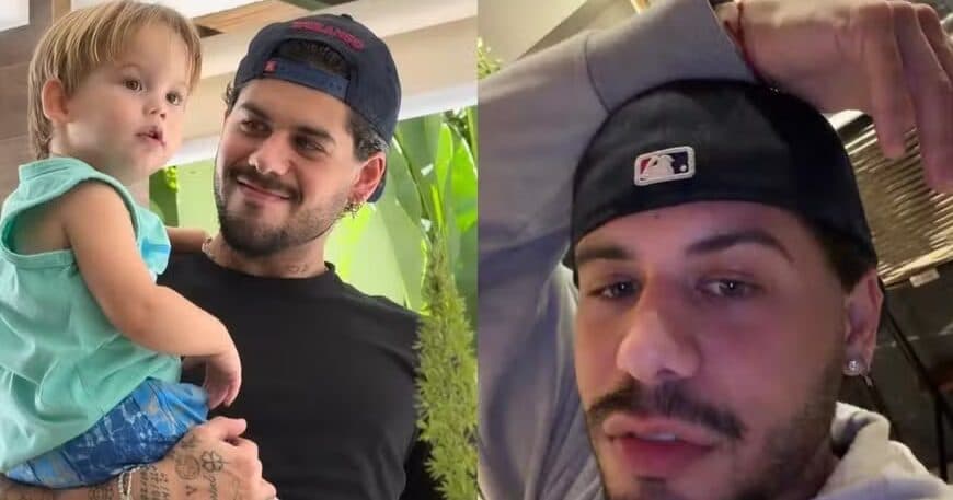 Zé Felipe se desculpa após vídeo polêmico com o filho: ‘Pessoa pública deve satisfação, sim’