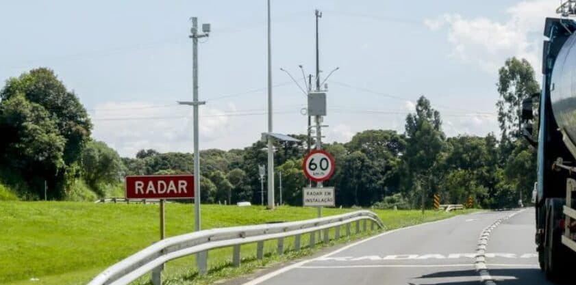 Concessionária instala 41 novos radares em rodovias do Paraná