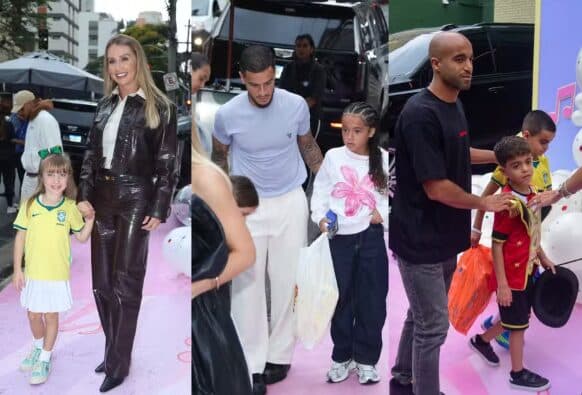 Filhos dos famosos curtem festa de Mavie, filha de Neymar