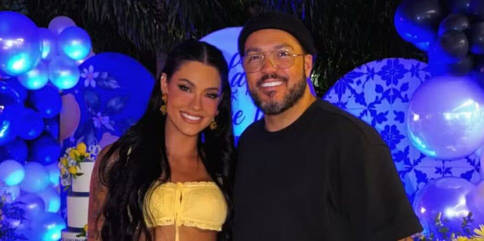 Rayane Figliuzzi recebe Belo em aniversário em meio à crise no namoro