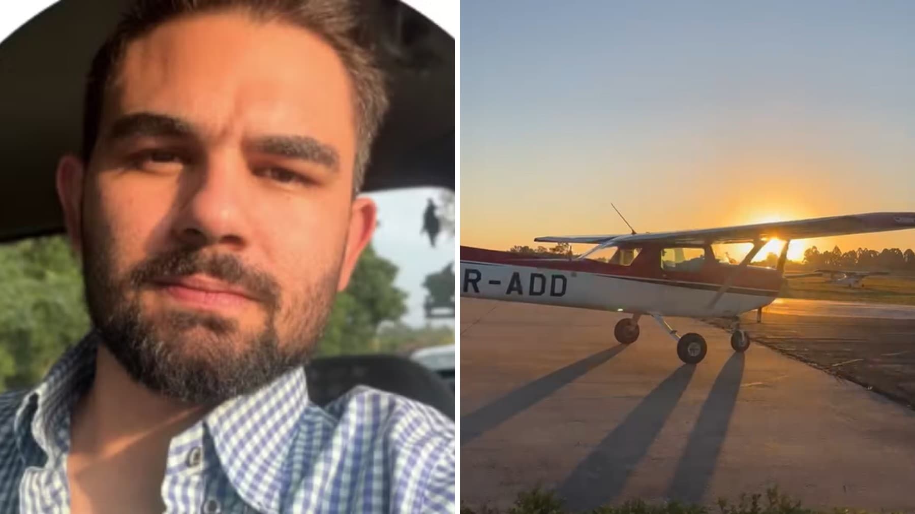 Familiares tentaram socorrer piloto que morreu após banho de óleo no Paraná: 'Estava com dificuldade para respirar'
