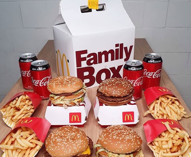 Family Burger Box Maccas holeidea